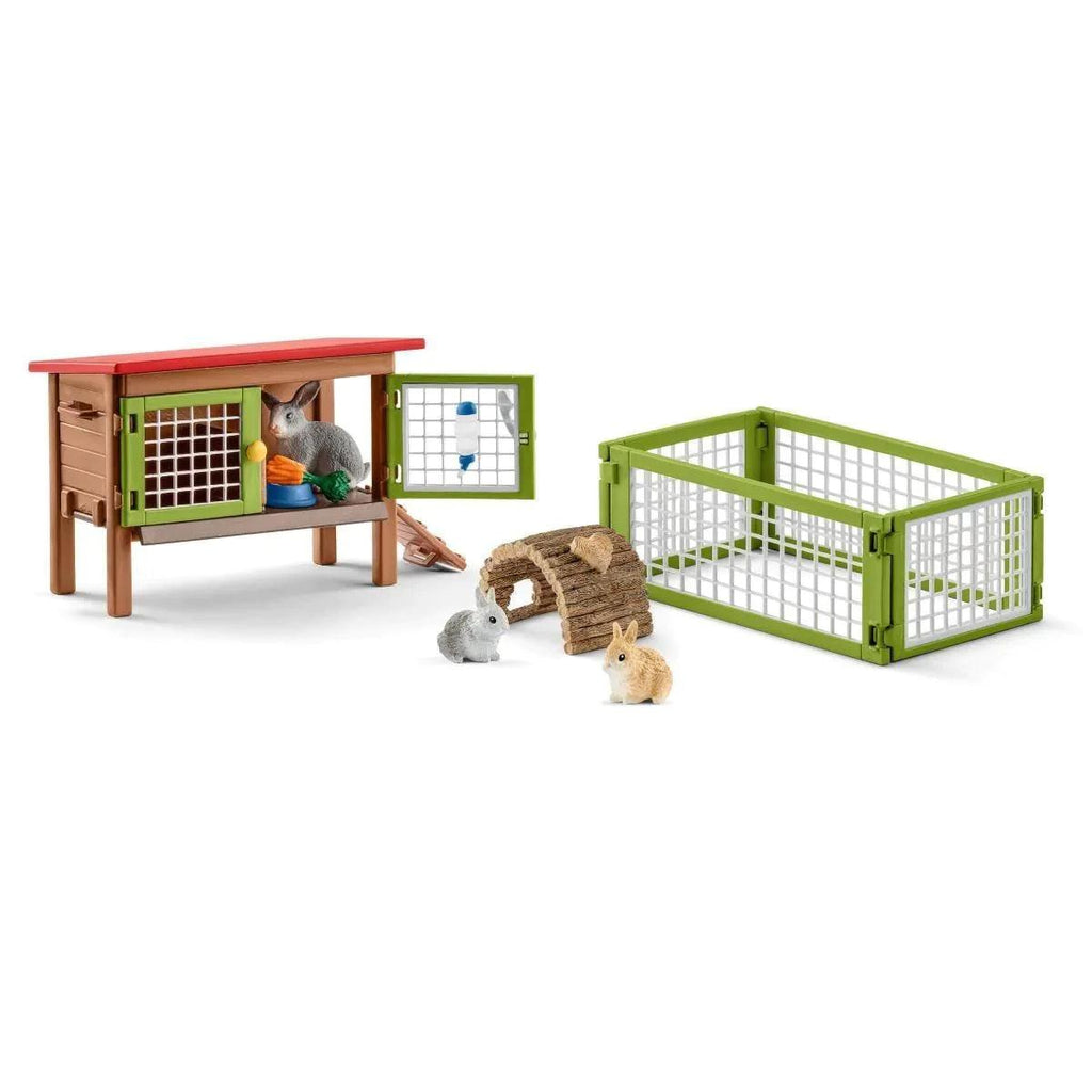 SCHLEICH 42420 Rabbit Hutch Playset - TOYBOX Toy Shop
