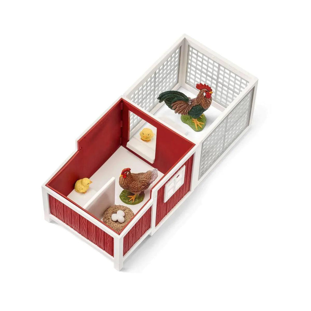 SCHLEICH 42421 Chicken Coop Playset - TOYBOX Toy Shop