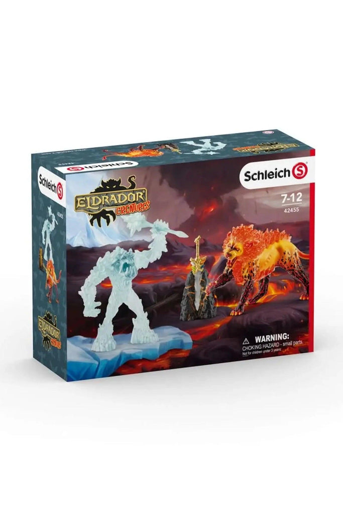 Schleich 42455 Battle for the Superweapon – Frost Monster vs. Fire Lion - TOYBOX Toy Shop