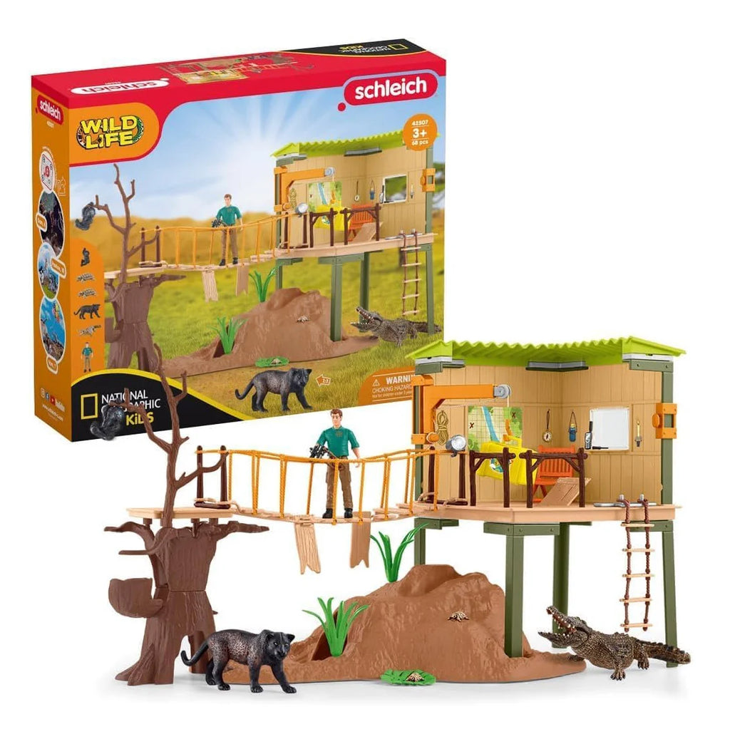 SCHLEICH 42507 WILD LIFE Ranger Adventure Station - TOYBOX Toy Shop