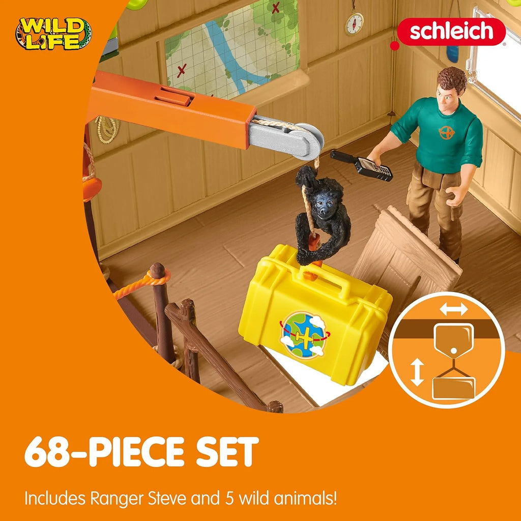 SCHLEICH 42507 WILD LIFE Ranger Adventure Station - TOYBOX Toy Shop