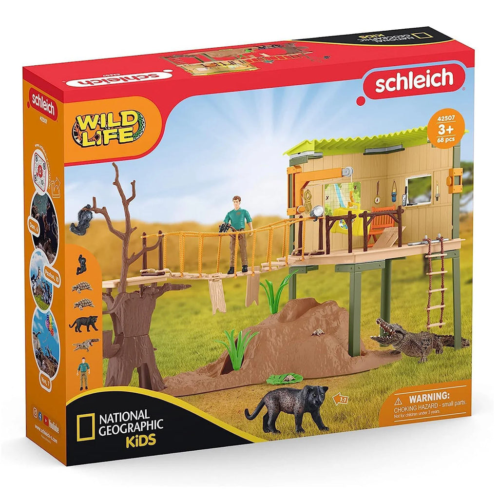 SCHLEICH 42507 WILD LIFE Ranger Adventure Station - TOYBOX Toy Shop