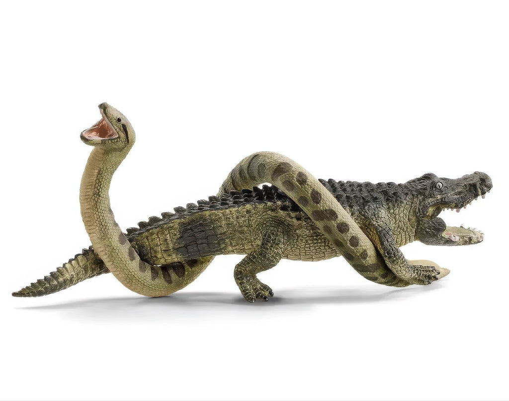 Schleich 42559 Wild Life Danger In The Swamp Figure Set