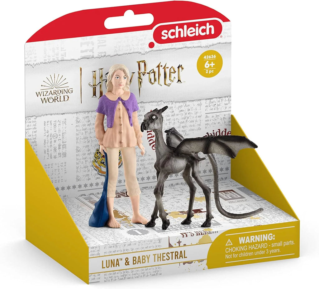 Schleich 42636 Harry Potter Luna Lovegood & Baby Thestral Figure Set - TOYBOX Toy Shop