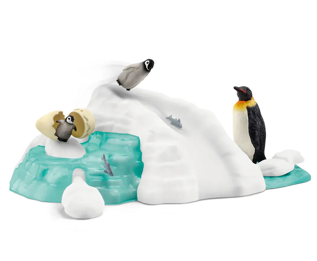 Schleich 42661 Wildlife Penguin Family Fun Playset