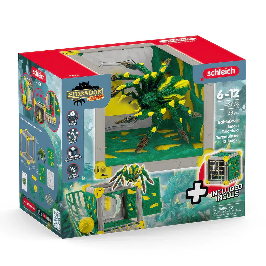 Schleich 42678 Battlecave Jungle Tarantula Playset