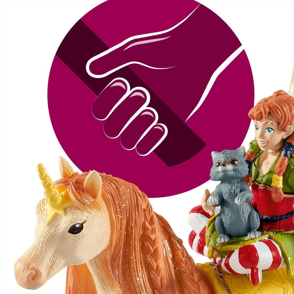 Schleich 70567 Fairy Marween With Glitter Unicorn Figure - TOYBOX Toy Shop