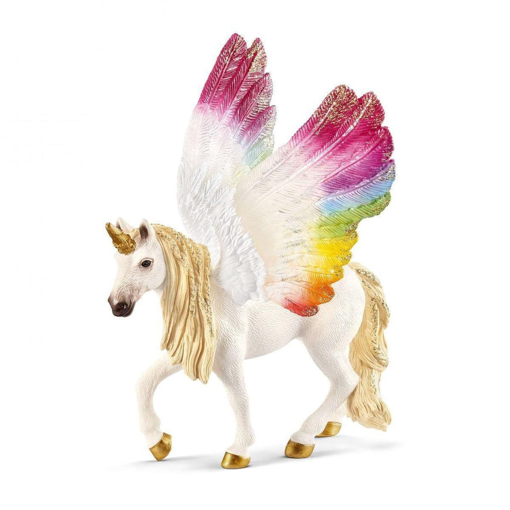 Schleich 70576 Winged Rainbow Unicorn Foal Figure - TOYBOX Toy Shop