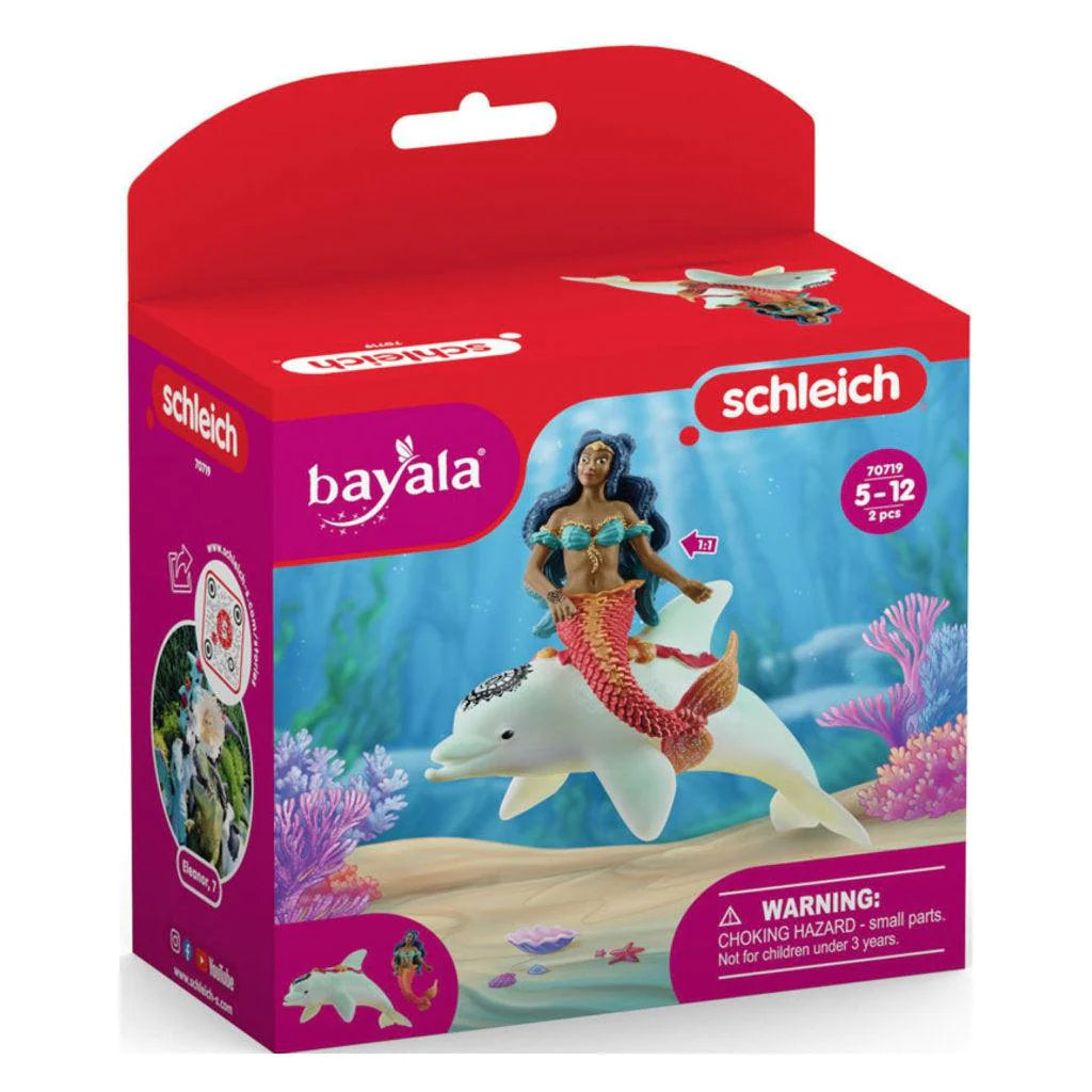 Schleich 70719 Isabelle on Dolphin Figure Set - TOYBOX Toy Shop