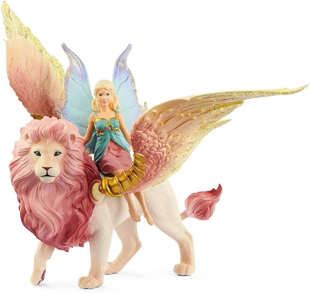 Schleich Fairy in Flight on Winged Lion - TOYBOX Toy Shop