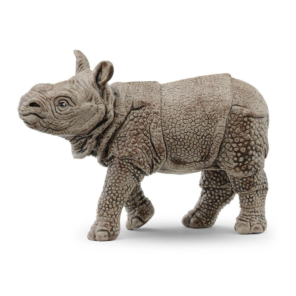 SCHLEICH Indian Rhinoceros Baby Figure - TOYBOX Toy Shop