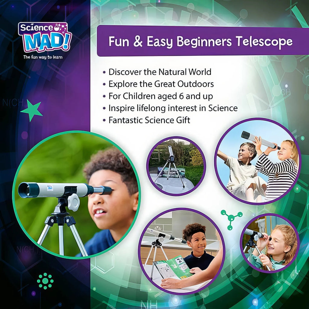 Science Mad 30mm Telescope - TOYBOX Toy Shop