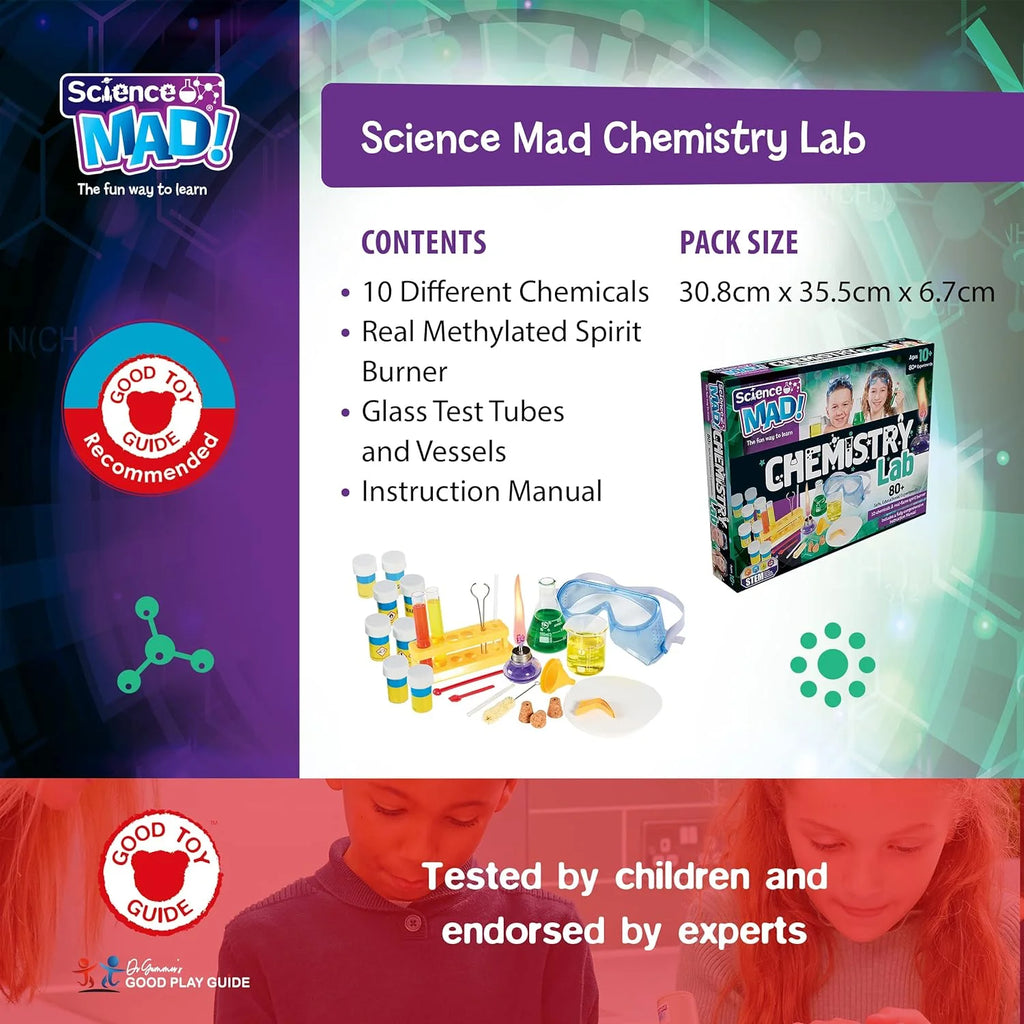 Science Mad Chemistry Lab Kit - TOYBOX Toy Shop