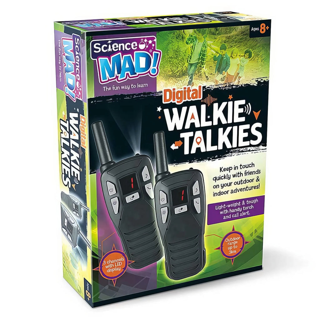 Science Mad Digital Walkie Talkies - TOYBOX Toy Shop