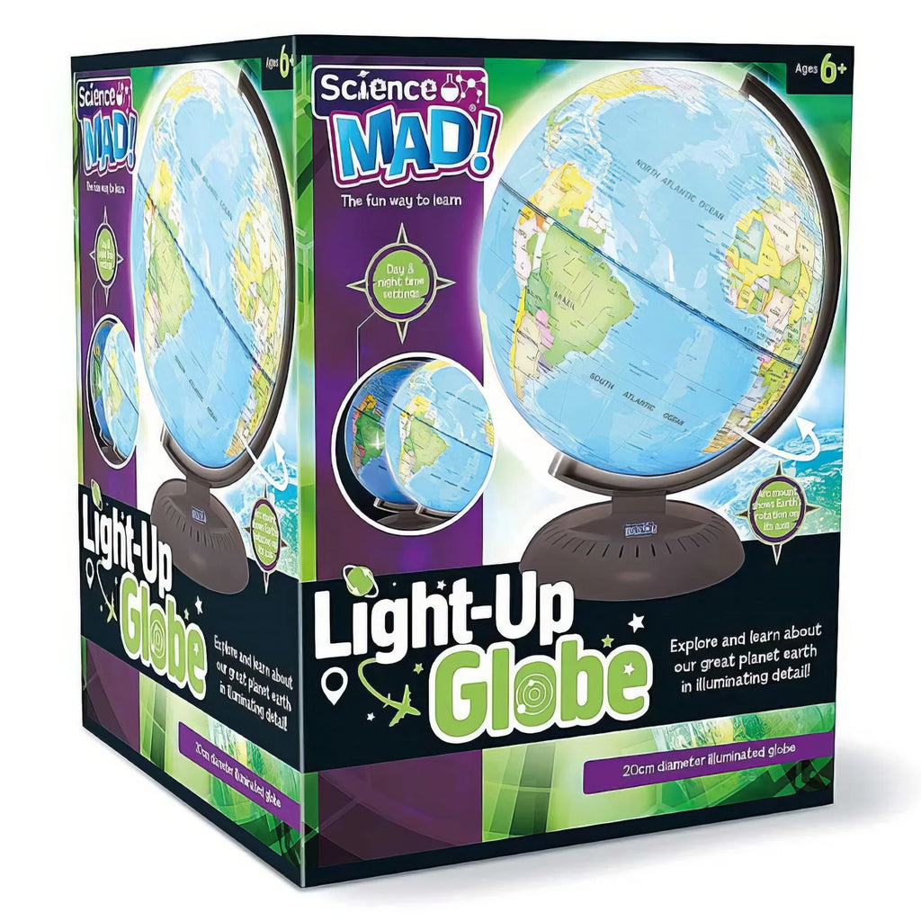 Science Mad Light Up Globe - TOYBOX Toy Shop