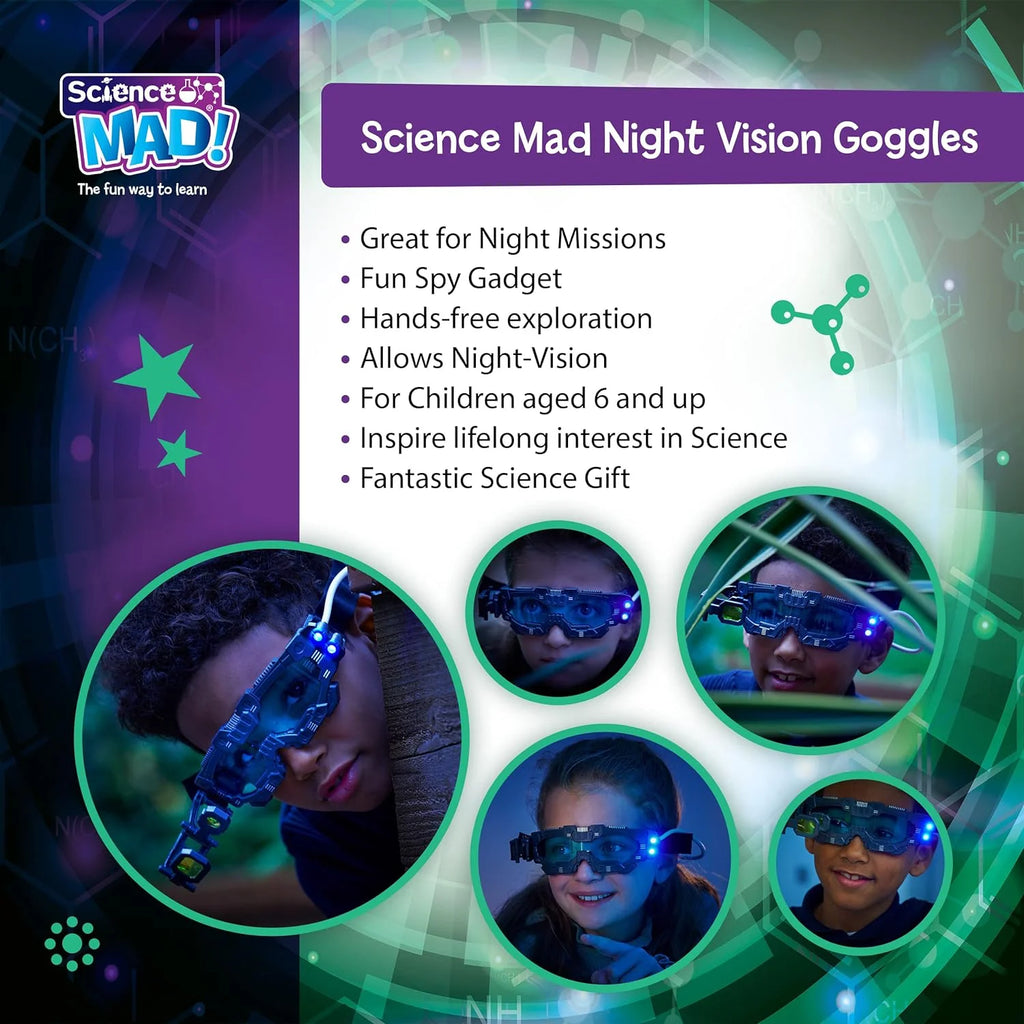Science Mad Night Vision Goggles - TOYBOX Toy Shop