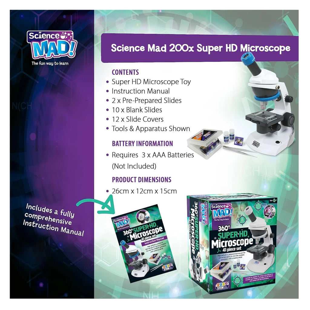Science Mad Telescope & Microscope Combined Set - TOYBOX Toy Shop