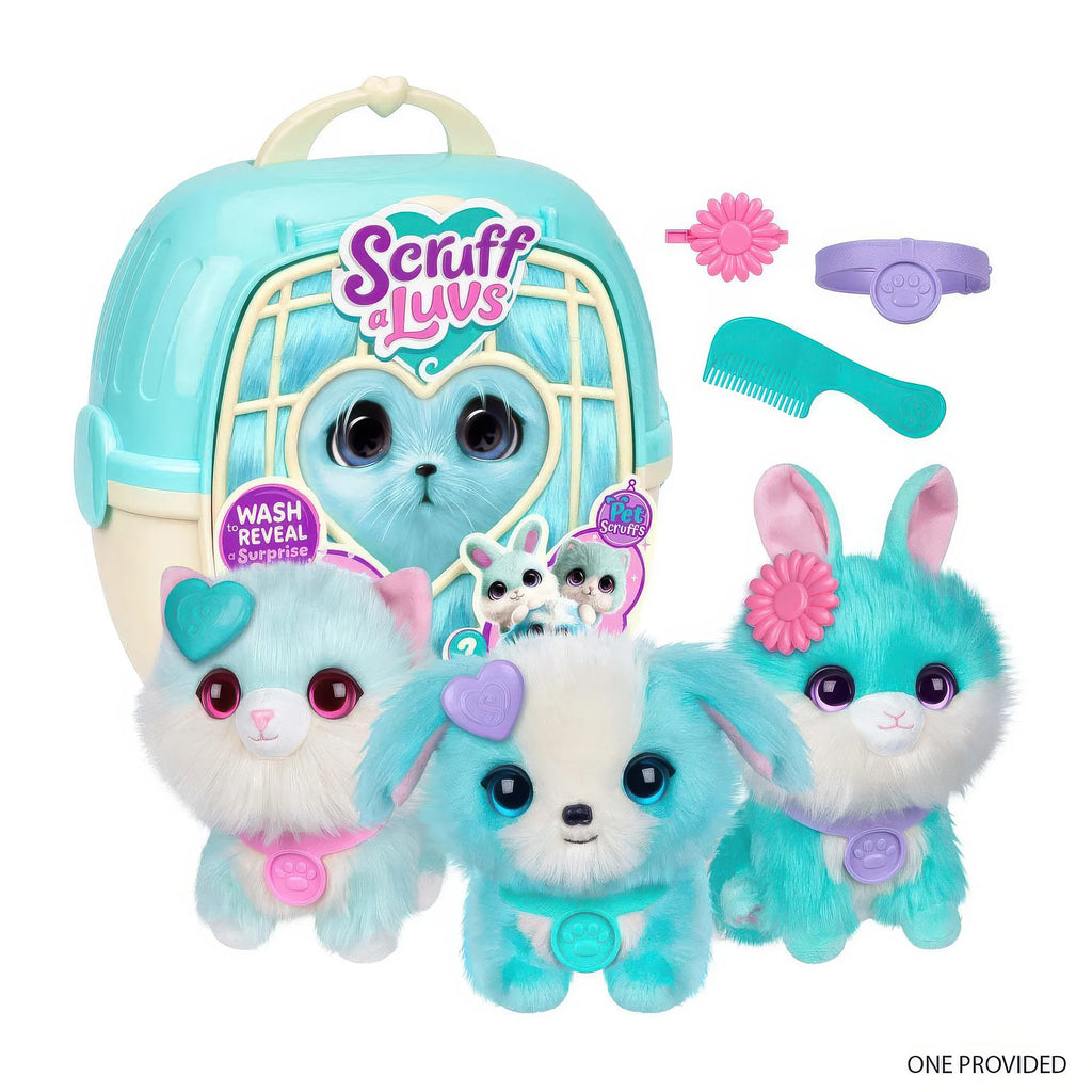Scruffaluvs Pet Scruffs Assorted Blue Plush Toy