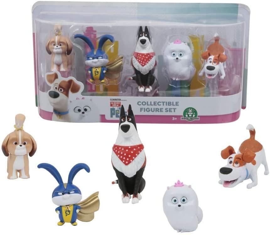 Secret Life of Pets 2 Blister Pack of 5 Jointed Figures - TOYBOX