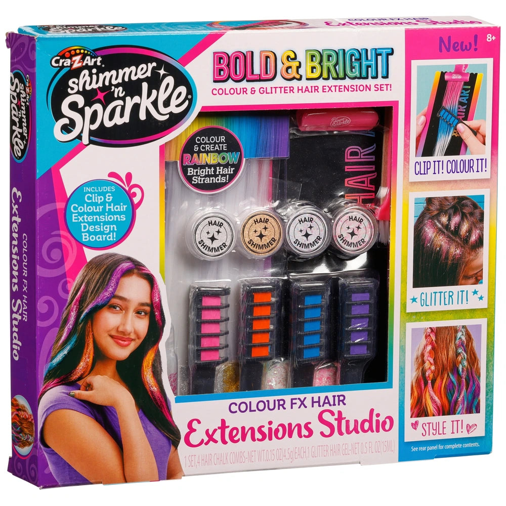 Shimmer N' Sparkle Colour FX Hair Extension Studio - TOYBOX Toy Shop