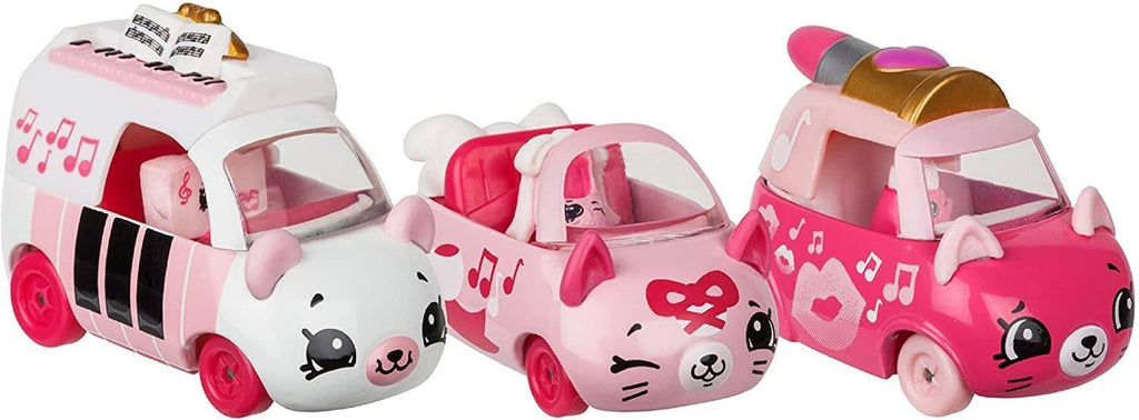 Shopkins 56738 Cutie Car S2 3 Pack-Asst - TOYBOX Toy Shop