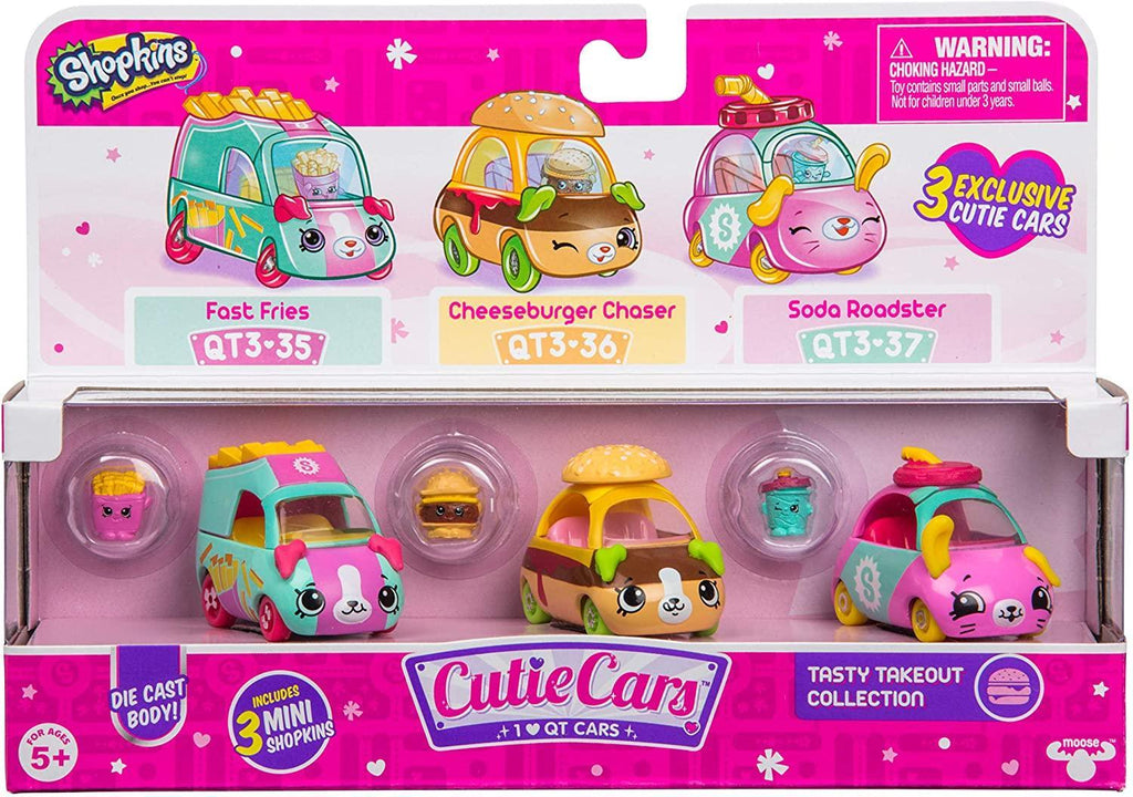 Shopkins 57139 S3 3-Pack Tasty Takeout - TOYBOX Toy Shop