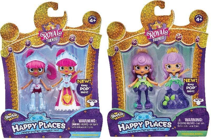 Shopkins Happy Places Royal Trends Dolls Playset  - Assortment - TOYBOX Toy Shop