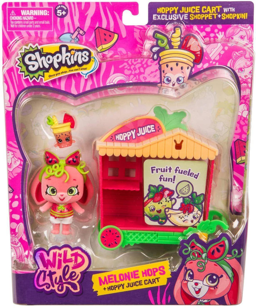 Shopkins Wild Style Juice Cart Shoppet Playset - Assortment - TOYBOX Toy Shop