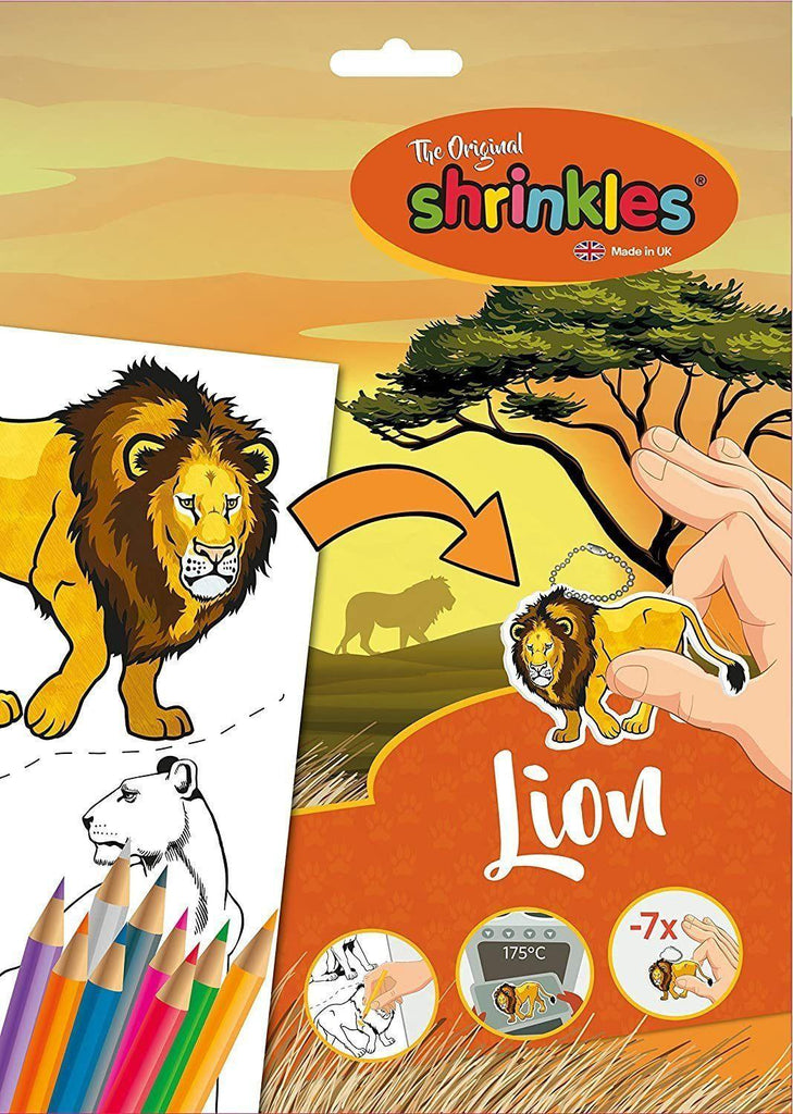 Shrinkles WZ064 Lion Craft Kit - TOYBOX Toy Shop