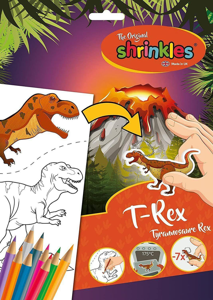 Shrinkles WZ082 Craft Kit Dinosaur T-Rex - TOYBOX Toy Shop