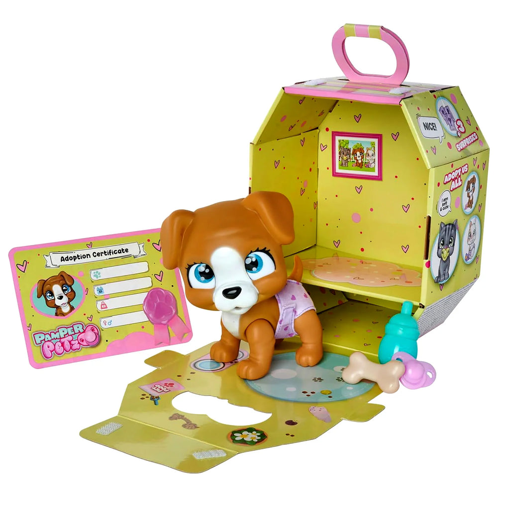 Simba Pamper Pets Puppy 15cm - Interactive Playset - TOYBOX Toy Shop