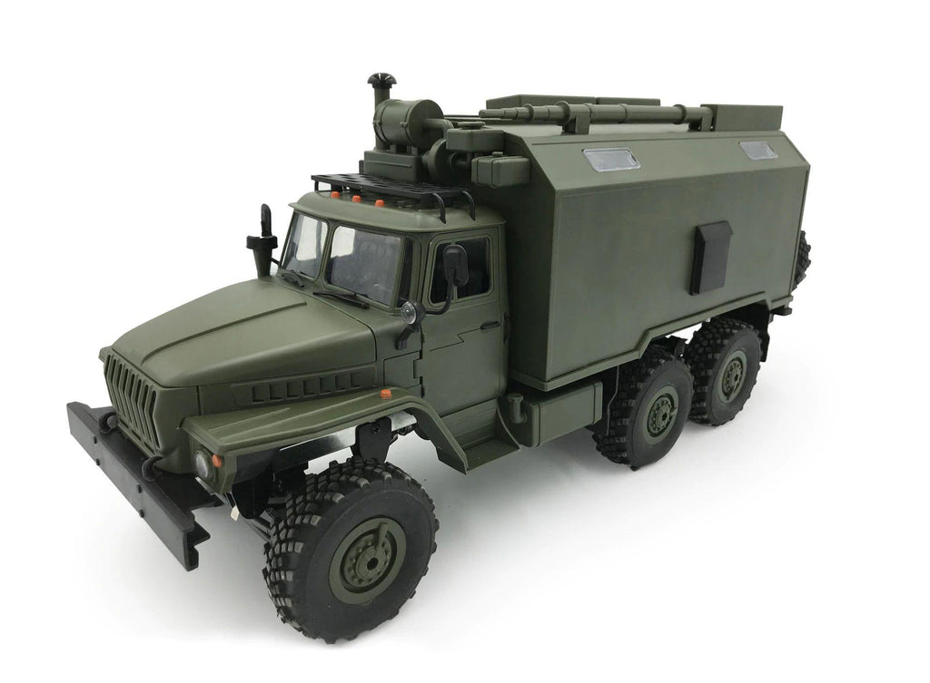 Six-Wheel Drive Remote Control RC Military Truck Crawler - TOYBOX