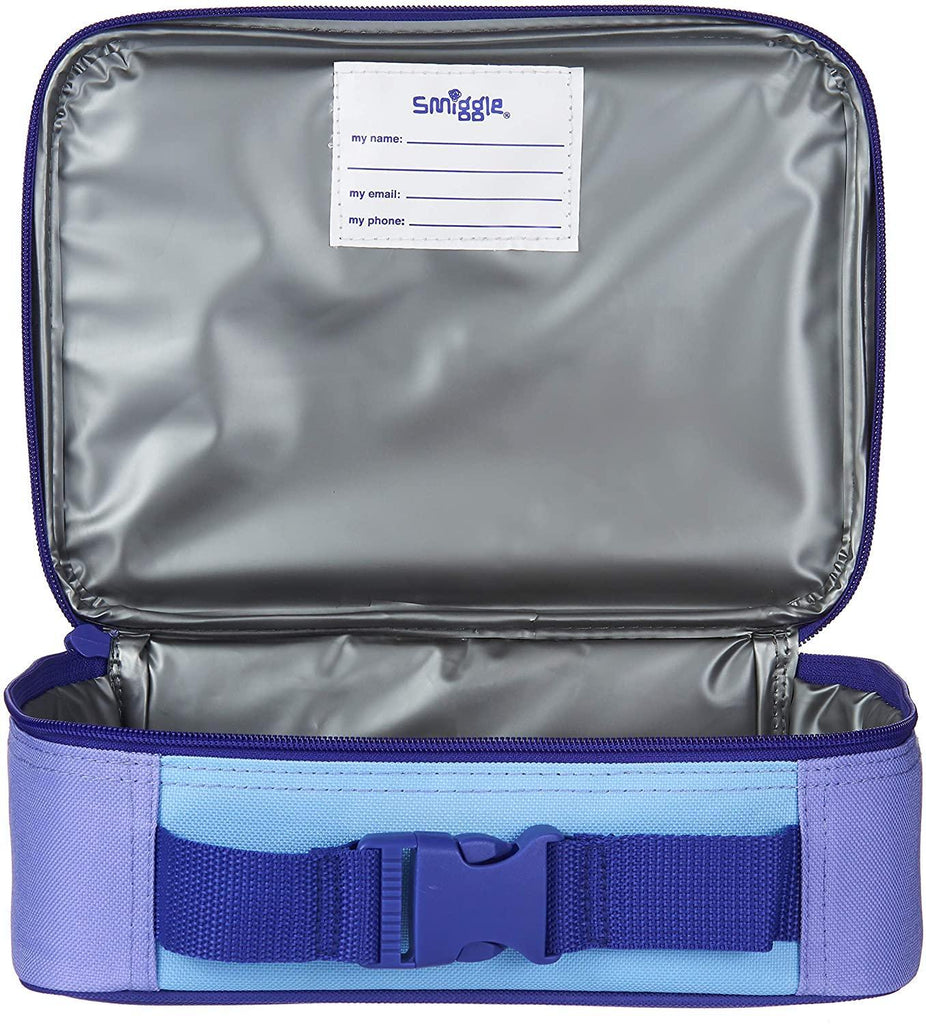 SMIGGLE Block Square Lunchbox Purple - TOYBOX Toy Shop