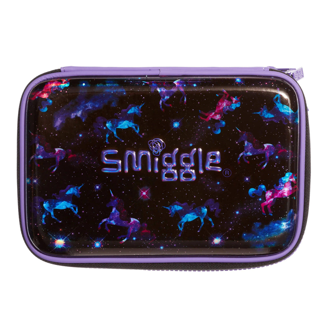 SMIGGLE 269165 Galaxy Double Up Hardtop Pencil Case - TOYBOX Toy Shop
