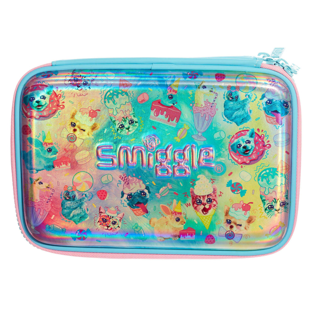SMIGGLE 269167 Galaxy Double Up Hardtop Pencil Case - TOYBOX Toy Shop