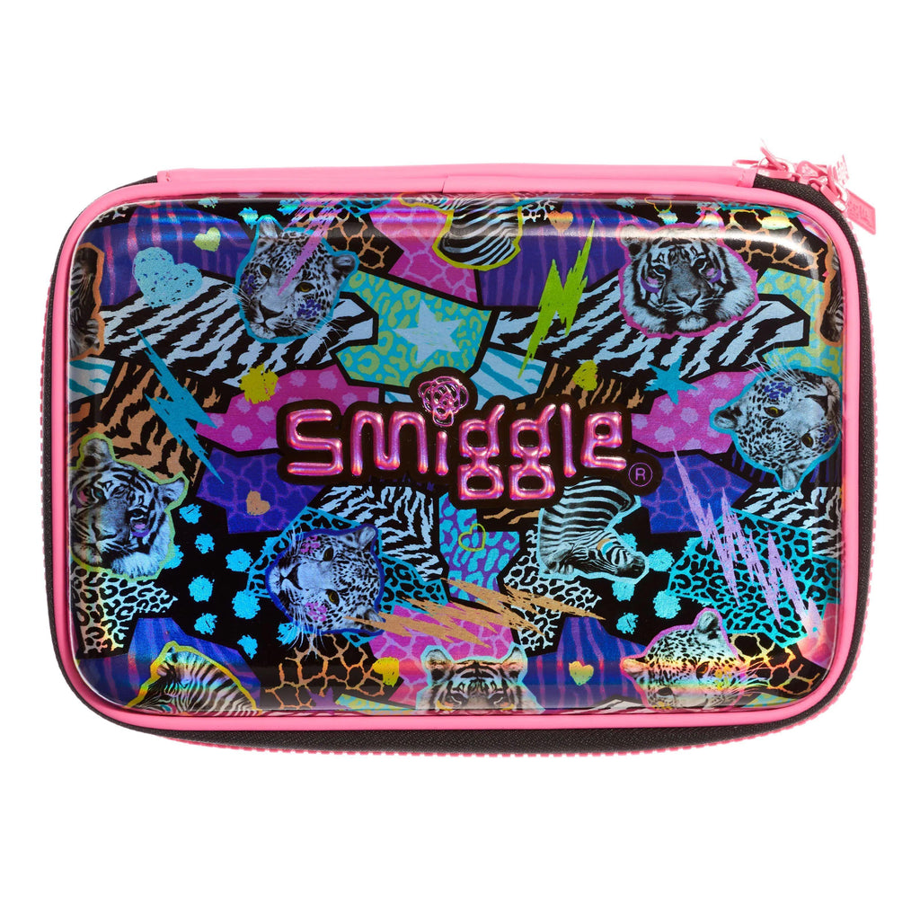 SMIGGLE 269168 Galaxy Double Up Hardtop Pencil Case - TOYBOX Toy Shop