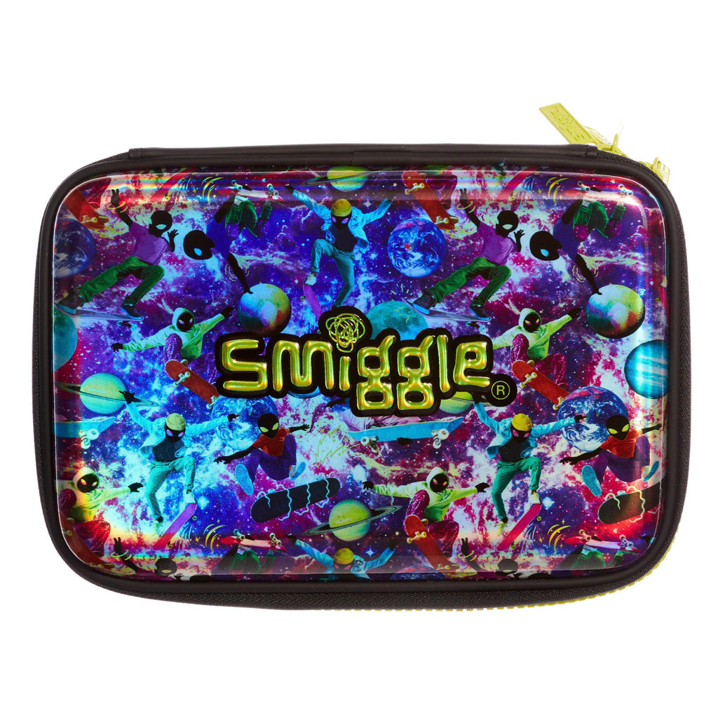 SMIGGLE 269169 Galaxy Double Up Hardtop Pencil Case - TOYBOX Toy Shop