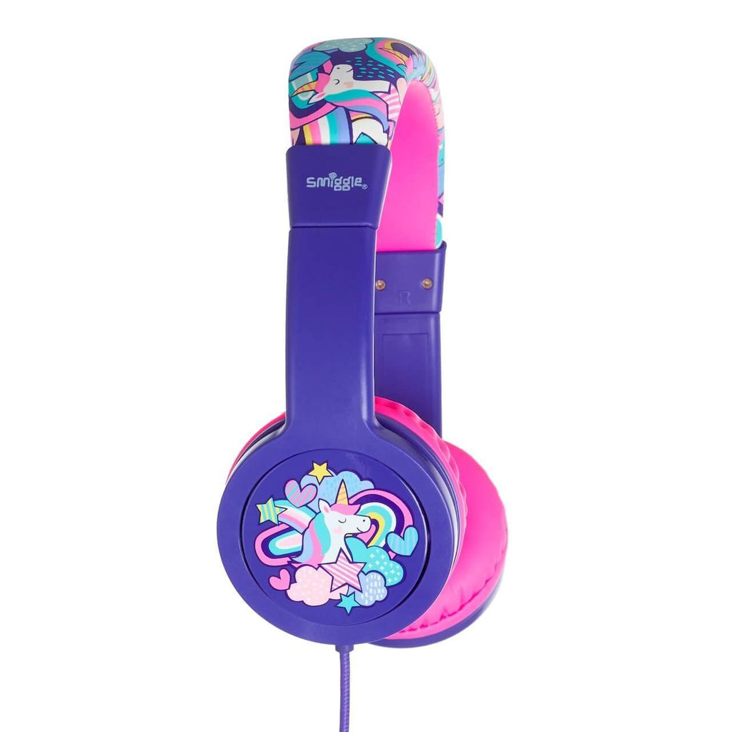 SMIGGLE 412372 Cheer My First Junior Headphones Colour Purple/Pink - TOYBOX
