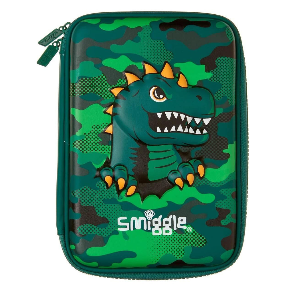 SMIGGLE Budz Character Hardtop Pencil Case Green - TOYBOX Toy Shop