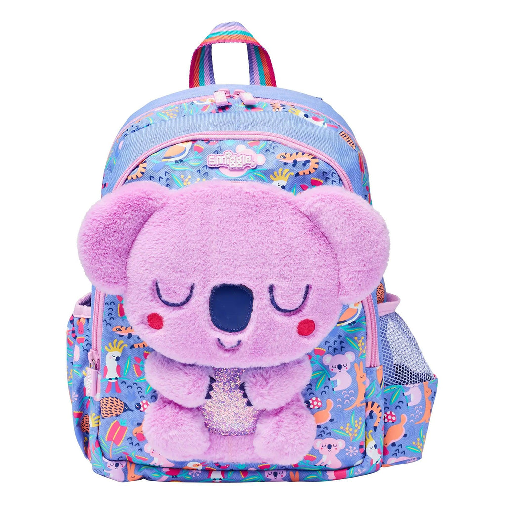 SMIGGLE Animalia Junior Character Backpack - Lilac - TOYBOX Toy Shop