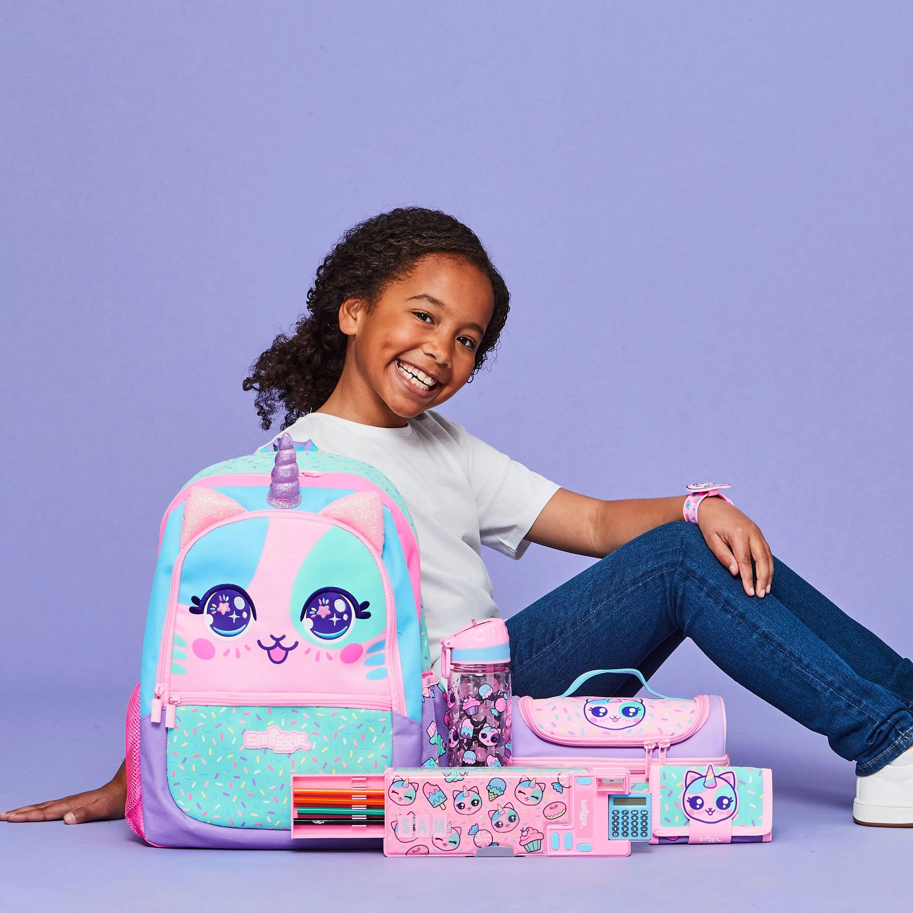 SMIGGLE Best Budz Classic Backpack Pink Lilac TOYBOX