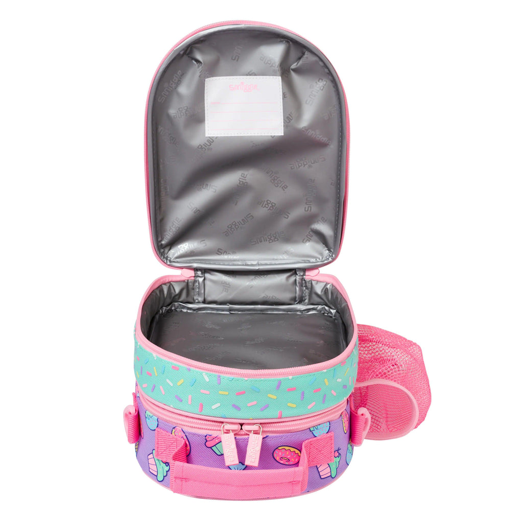 SMIGGLE Best Budz Hardtop Curve Lunchbox - Pink - TOYBOX