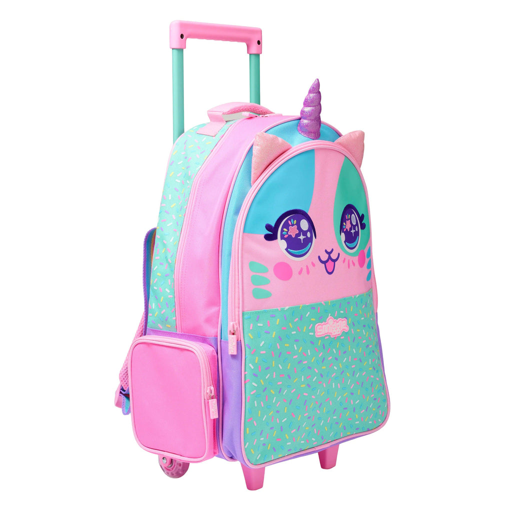 SMIGGLE Best Budz Trolley Backpack With Light-Up Wheels - TOYBOX Toy Shop