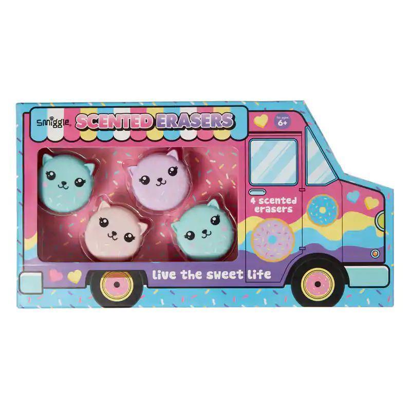 SMIGGLE Doughnut Scented Erasers Truck - TOYBOX Toy Shop
