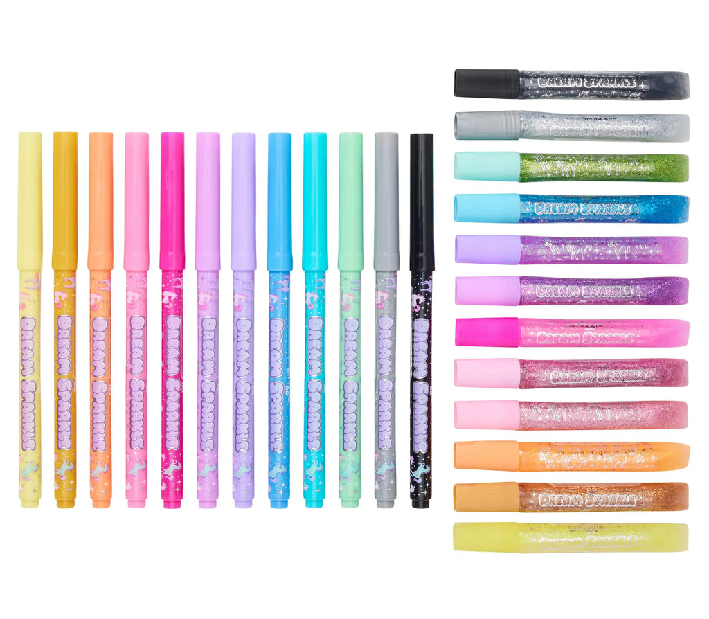 Smiggle Dream Sparkle Colour and Sparkle Scented Markers Pack