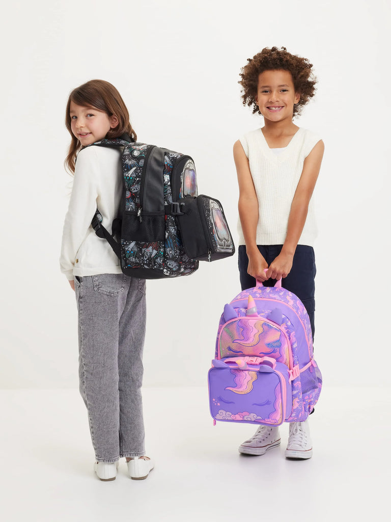 Smiggle Eclipse Classic Attach Backpack - Lilac