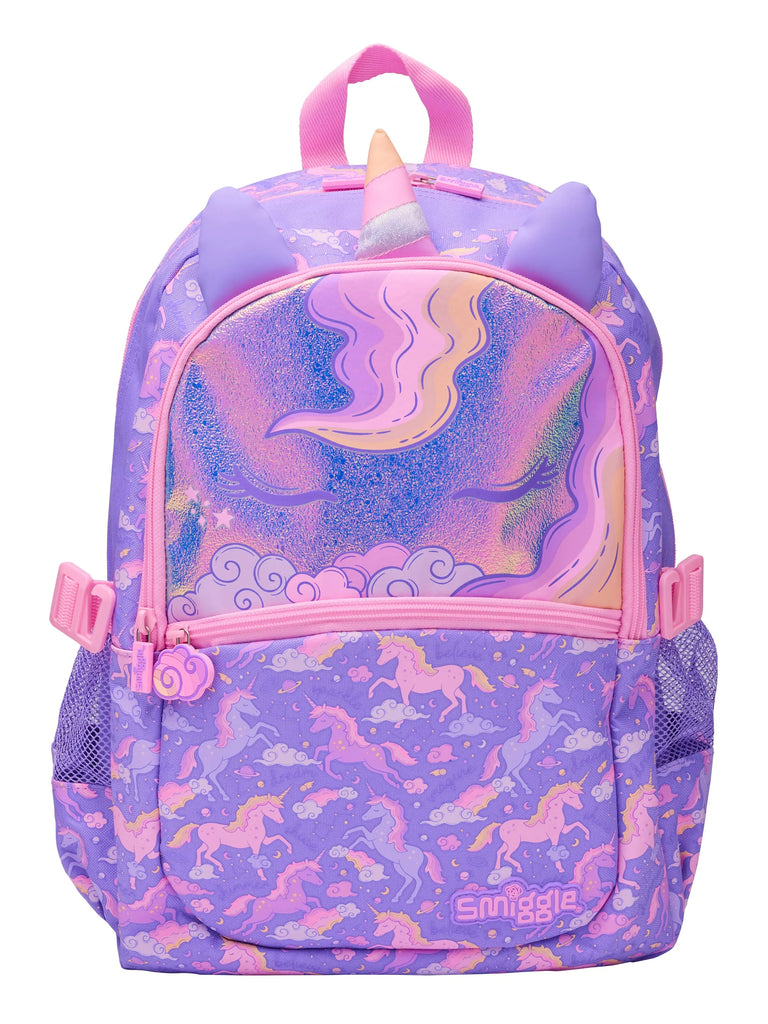 Smiggle Eclipse Classic Attach Backpack - Lilac