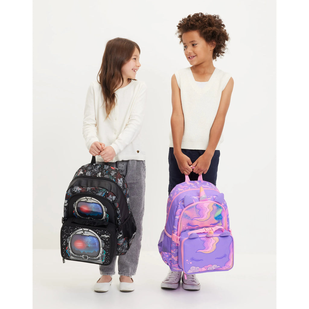 Smiggle Eclipse Oblong Attach Lunchbox - Lilac