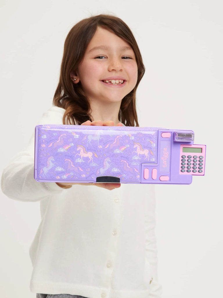 Smiggle Eclipse Pop Out Pencil Case - Lilac