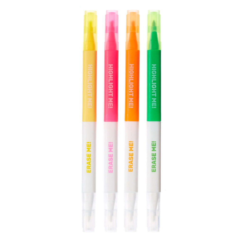 SMIGGLE Erasable Highlighters Pack X4 Colour Mix - TOYBOX Toy Shop